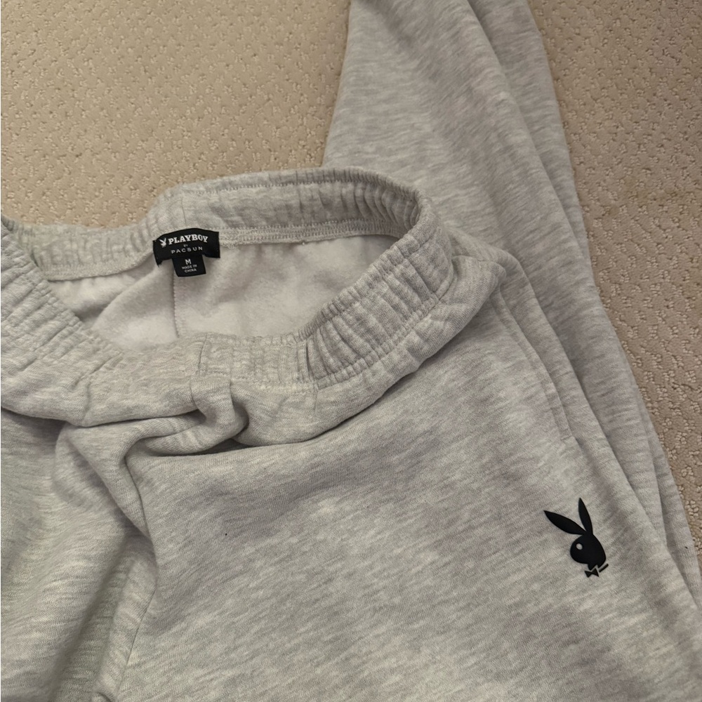 PLAYBOY Light Gray Lounge Pants